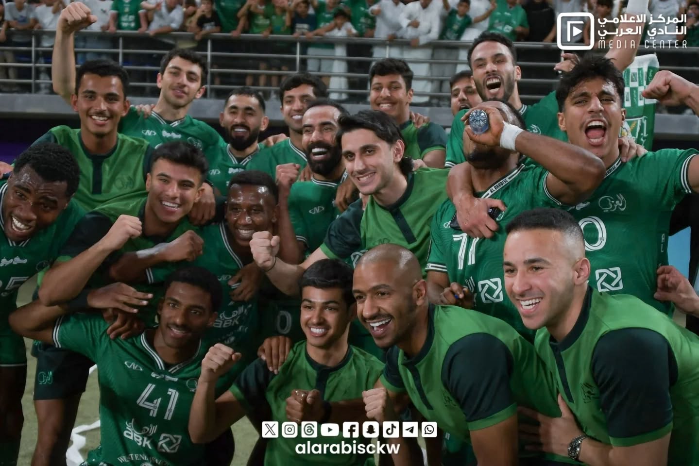 من مباراة العربي والكويت في النهائي. (وكالات)