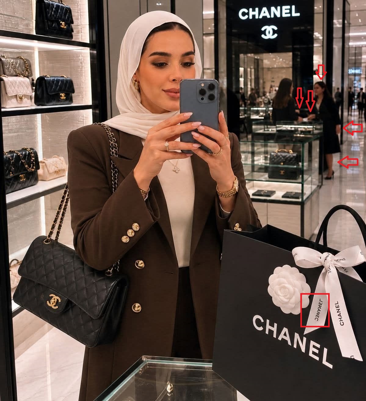 مؤشرات الى الذكاء الاصطناعي اشرنا اليها بالاحمر