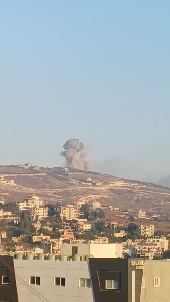 غارة استهدفت النبطية الفوقا في جنوب لبنان