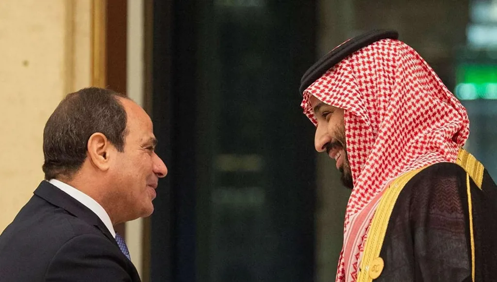 السيسى وولى العهد السعودى: نرفض تهجير الفلسطينيين أو إعادة احتلال غزة