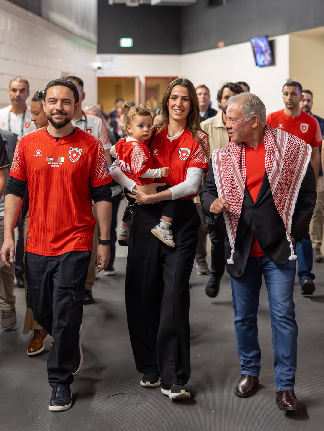 الاميرة رجوة تعتمد Palazzo بأسلوب رياضي في كأس العالم 2026 (انستغرام)