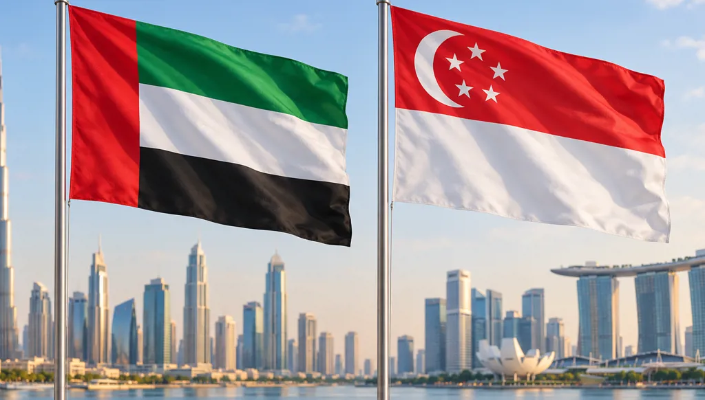 الإمارات وسنغافورة تطلقان مفاوضات شراكة اقتصادية شاملة