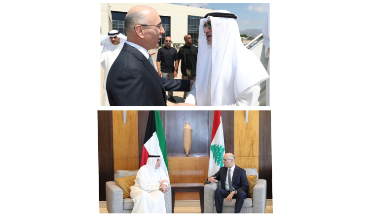 لقاء وزير الداخلية اللبناني بنظيره الكويتي (وكالات)