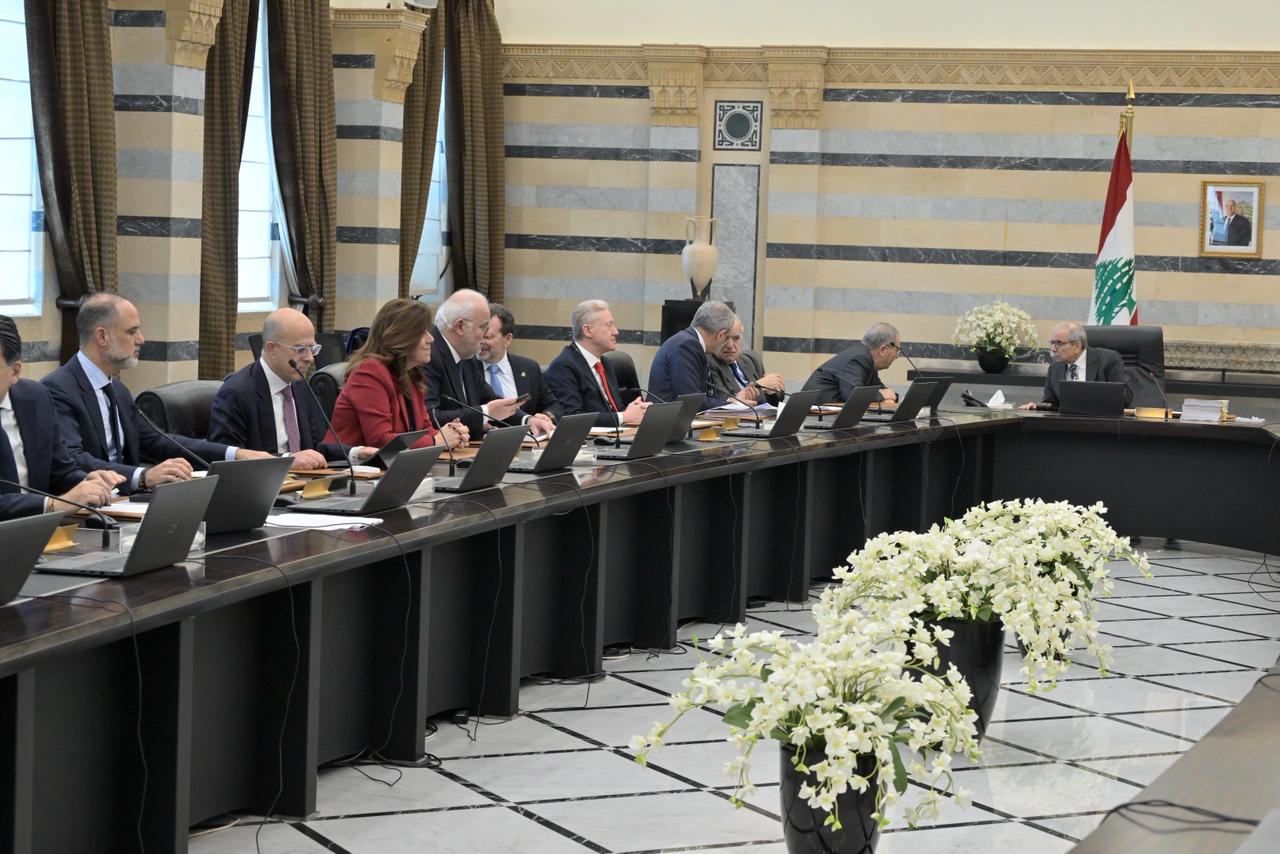 جلسة لمجلس الوزراء (تصوير: نبيل اسماعيل).