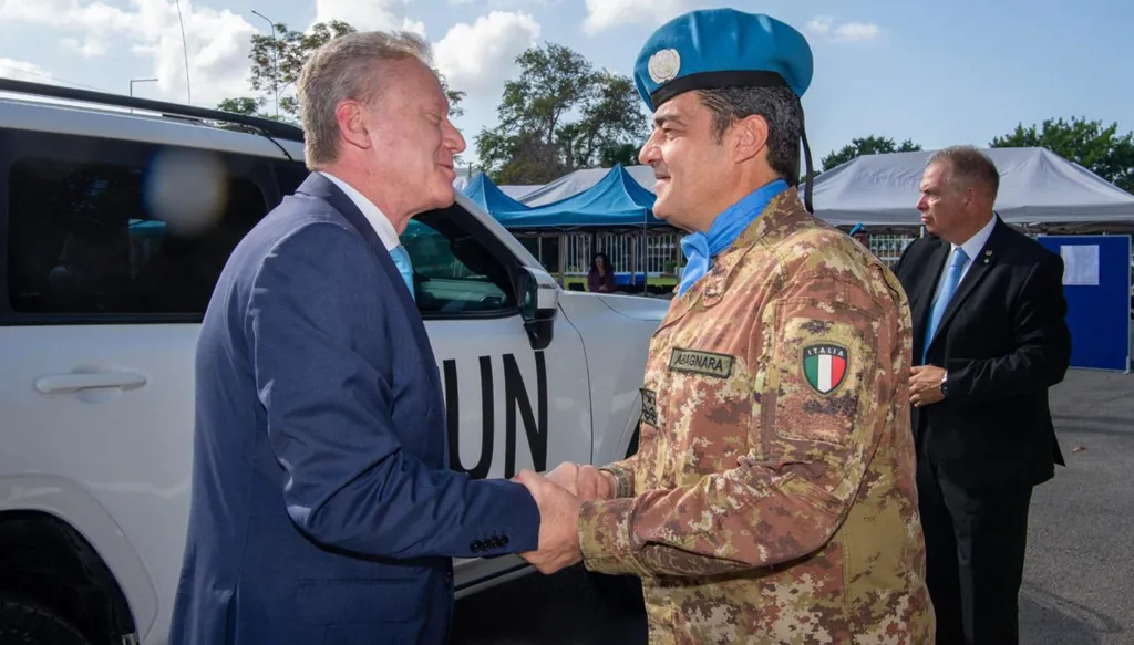 رجي من الناقورة: حجم الدمار يزيدنا تصميماً على تحرير أراضينا وحصر السلاح واستعادة قرار الحرب والسلم