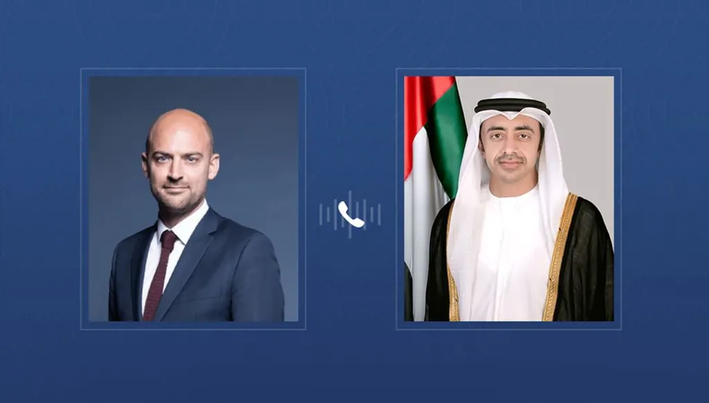 وزيرا خارجية فرنسا والإمارات يبحثان تطورات المنطقة