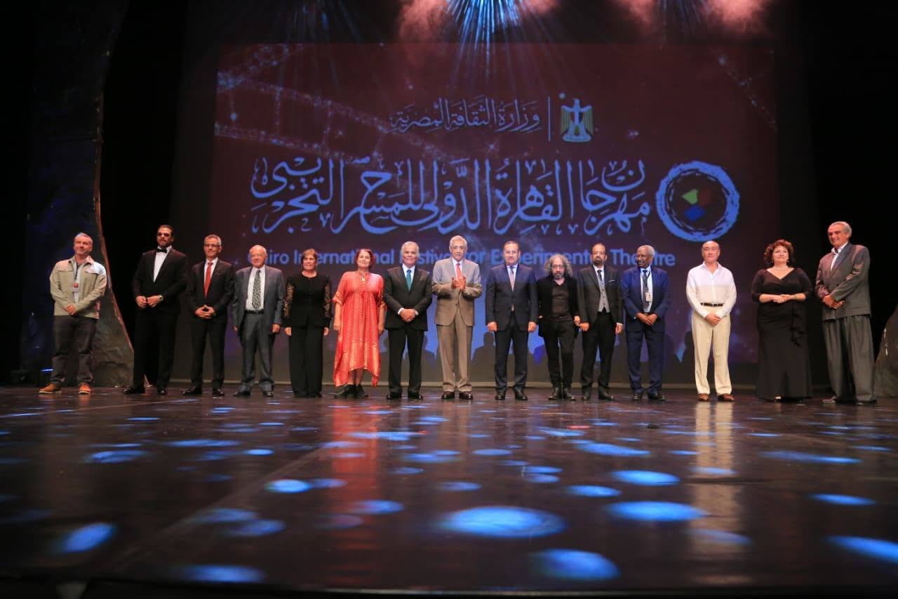 جانب من افتتاح الدورة الـ33 لمهرجان القاهرة الدولي للمسرح التجريبي (فايسبوك)