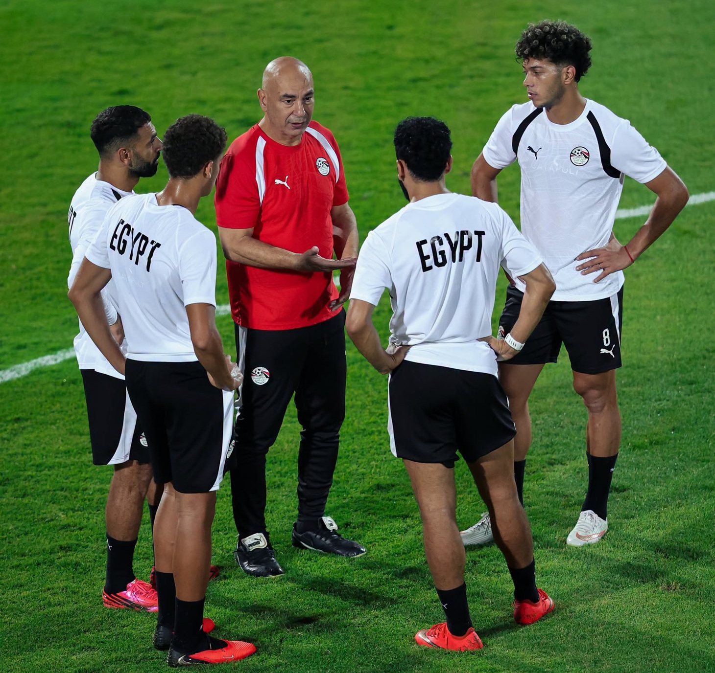 لاعبو منتخب مصر. (فيسبوك)