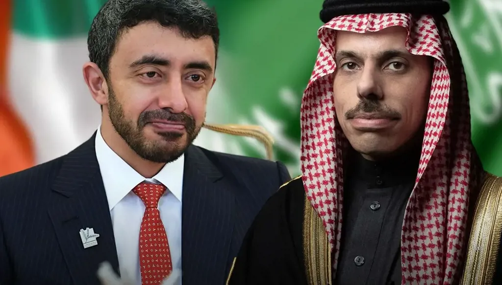 وزيرا خارجية السعودية والإمارات يبحثان التطورات الإقليمية