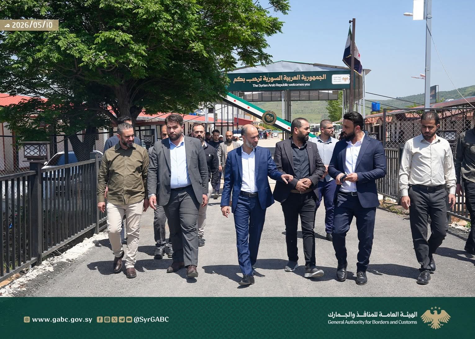 خلال جولة على المعابر الحدودية شمالا بين لبنان وسوريا 