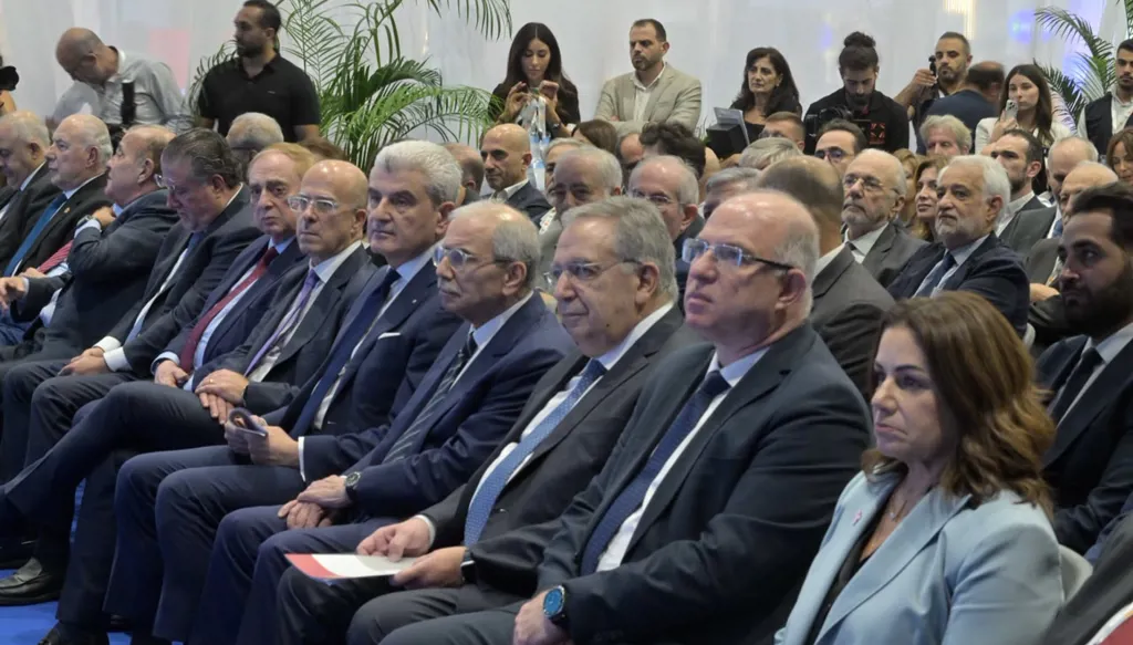 جانب من الحضور في افتتاح معرض الصناعة اللبنانية (نبيل اسماعيل)