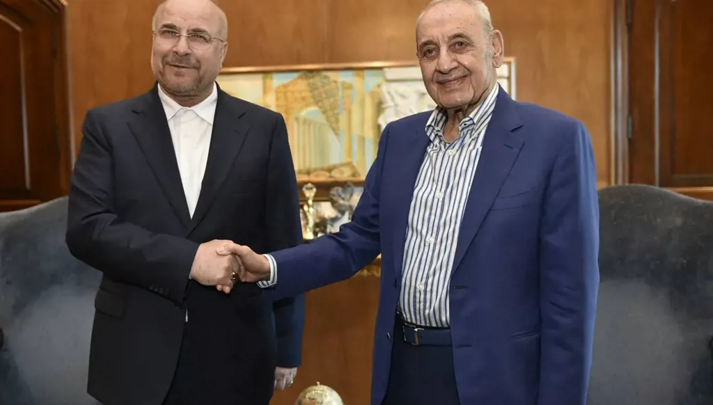 اتصال بين بري وقاليباف: لوجوب أن يشمل وقف إطلاق النار لبنان