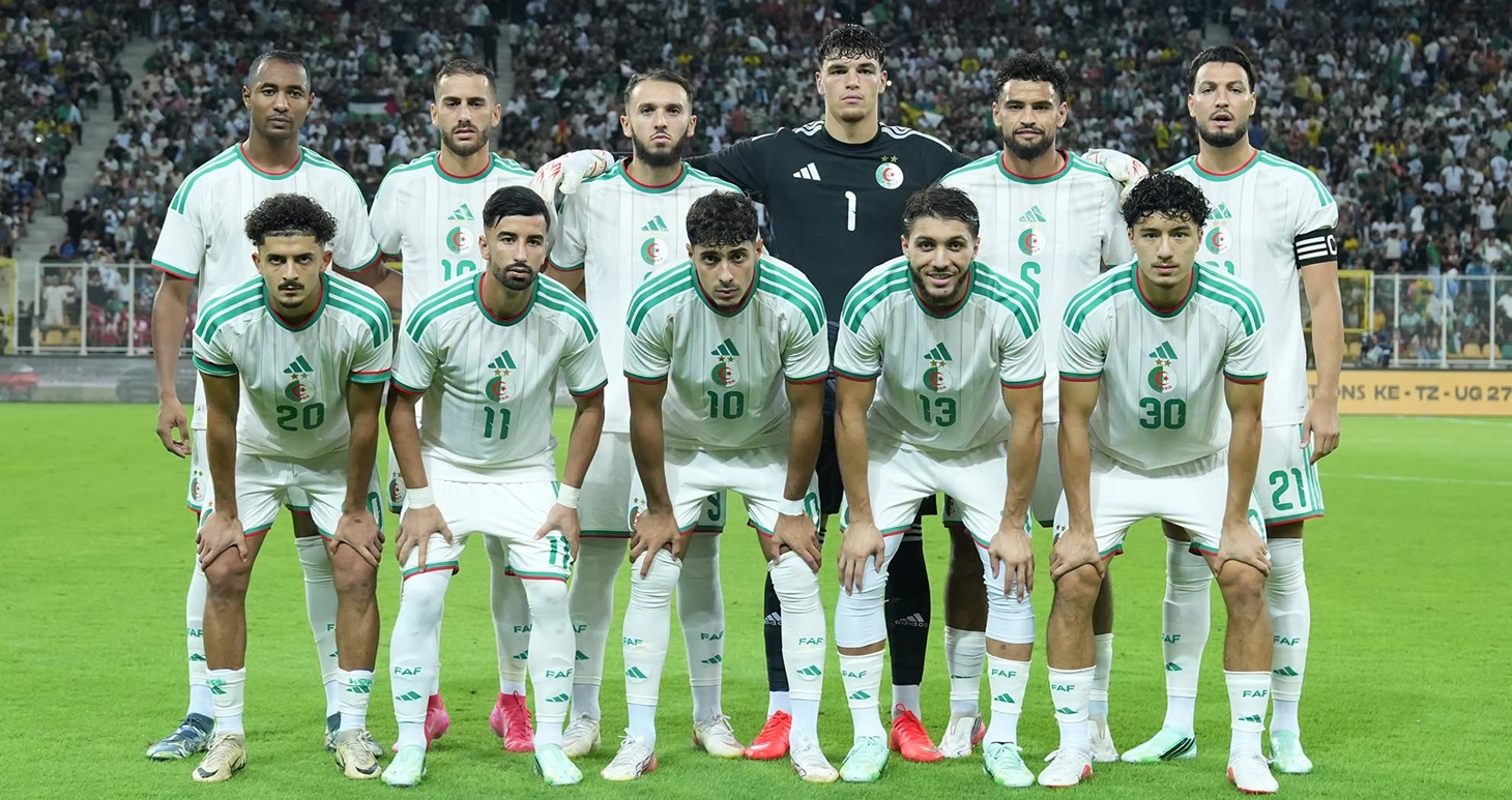 لاعبو منتخب الجزائر. (فيسبوك)