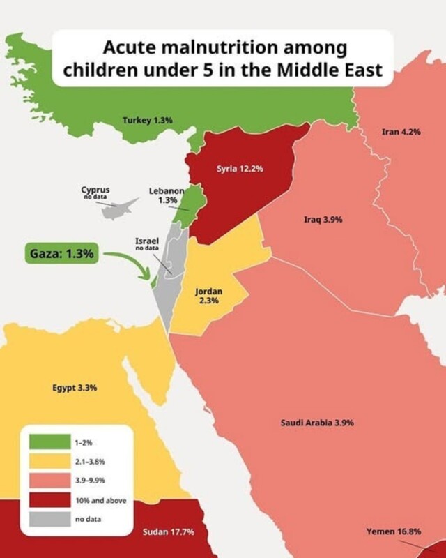 خريطة نشرتها الخارجية الإسرائيلية عبر