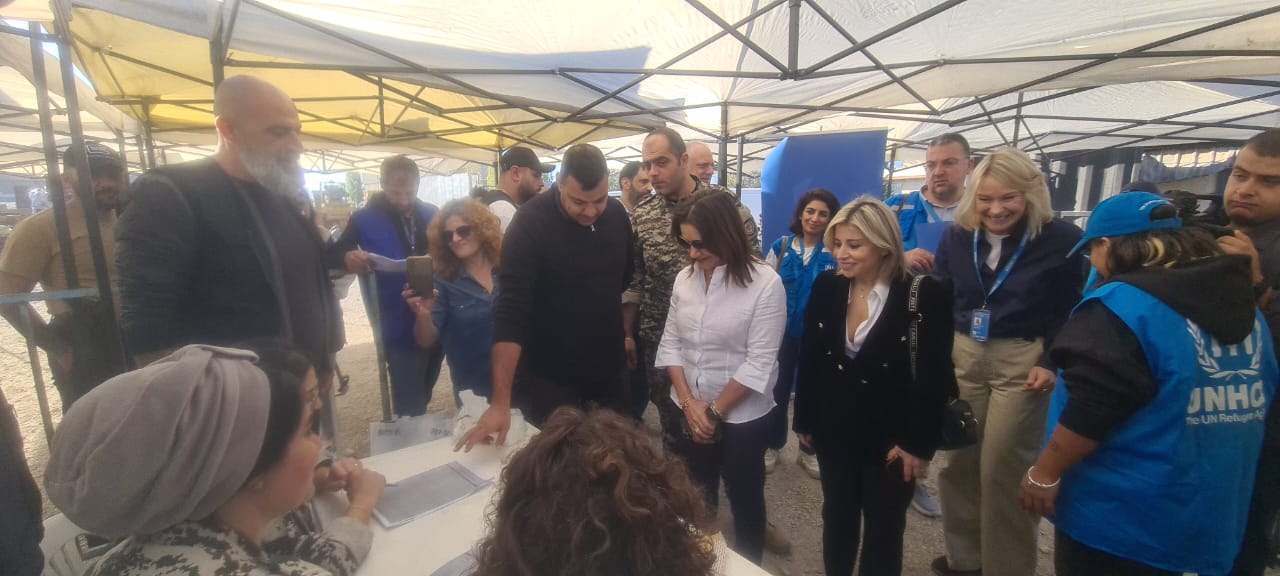 وزيرة الشؤون الإجتماعية حنين السيّد (دانيال خيّاط)