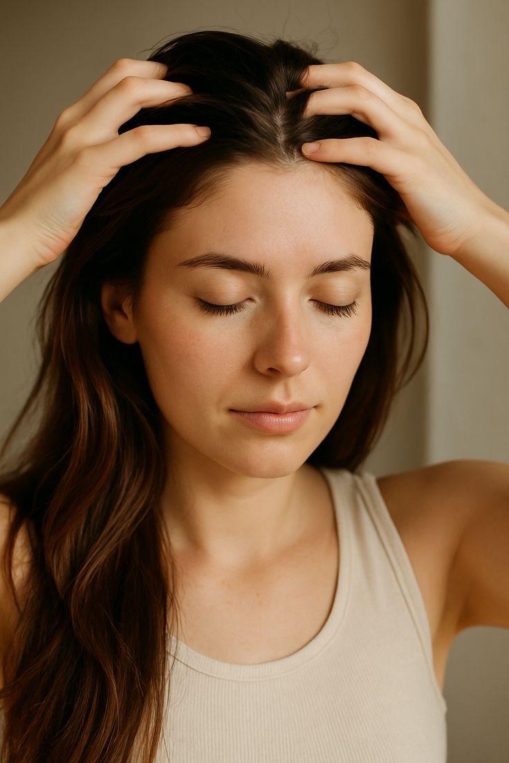 تدليك فروة الرأس (Pinterest)