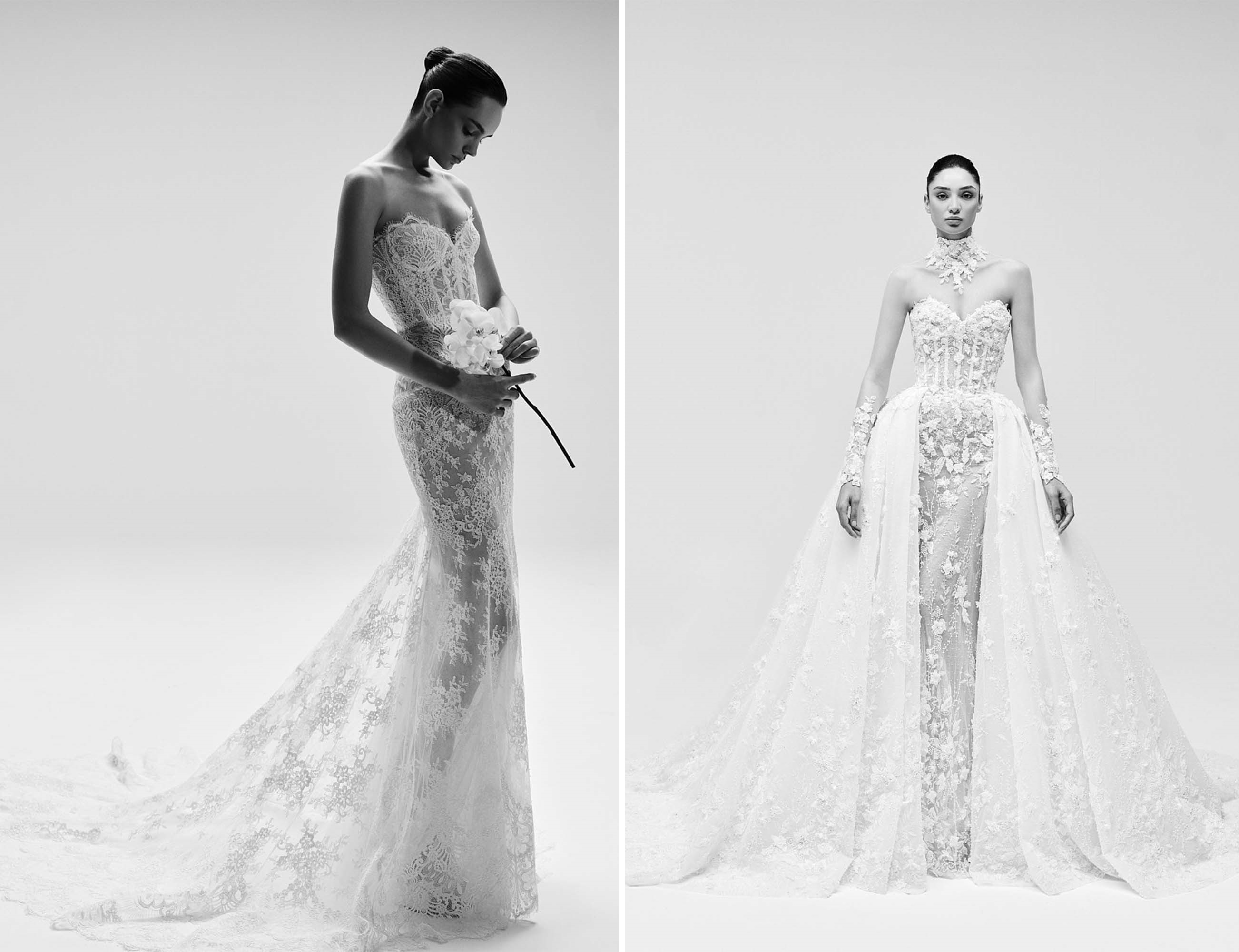 عروس زهير مراد أنيقة بفستان رومانسي حالم (الموقع الإلكتروني الرسمي للمصمم)