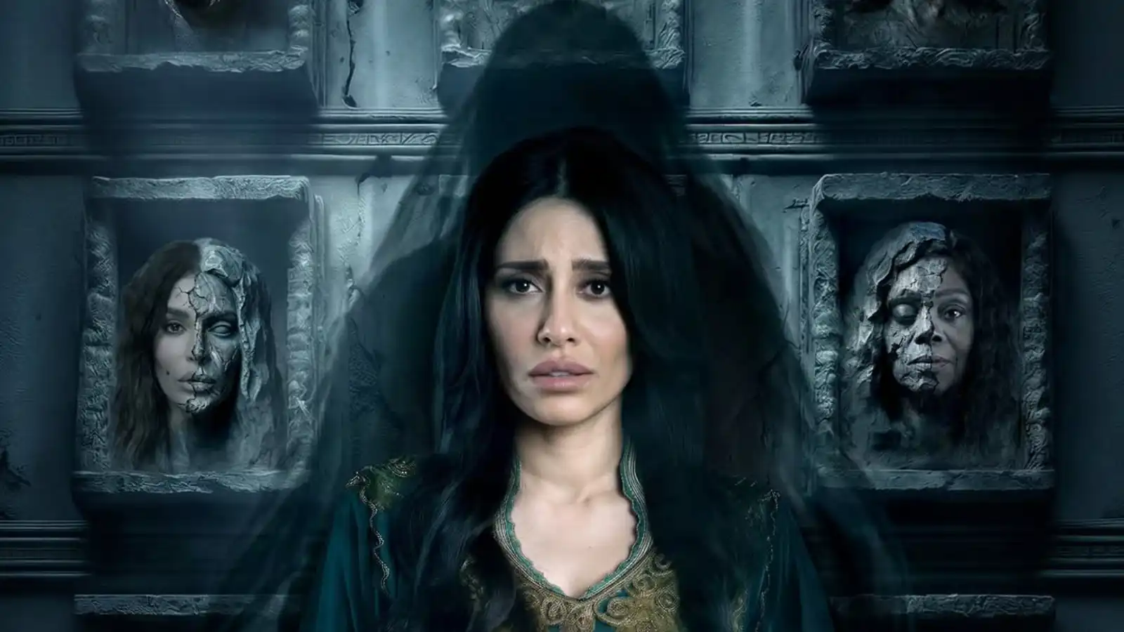 إلهام علي في بوستر مسلسل عرس الجن (غوغل).