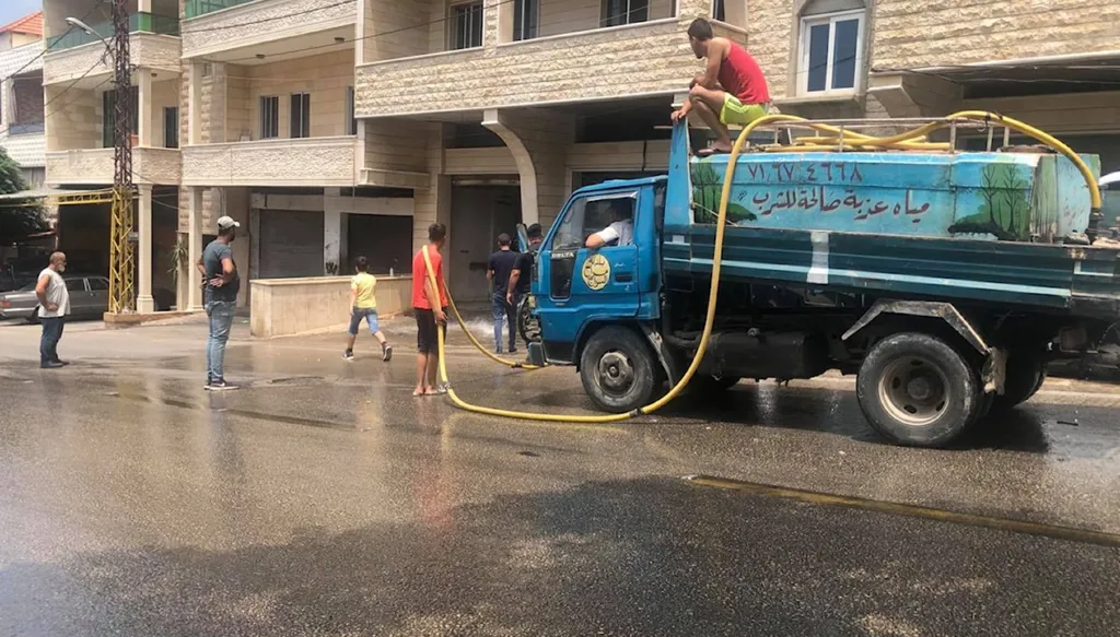 ازمة مياه في بيروت وبعبدا