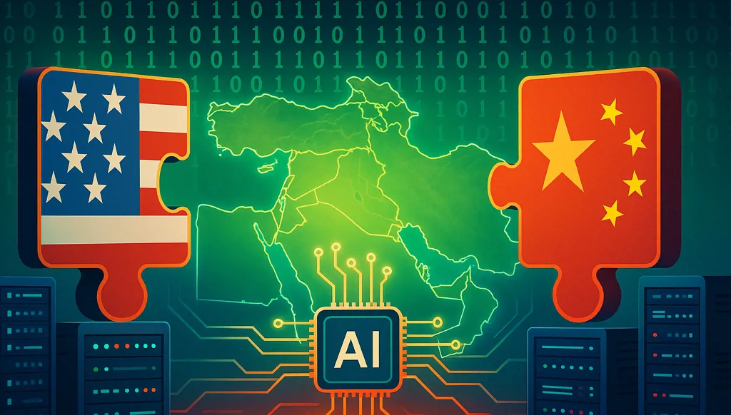 الحرب الخفيّة على البيانات: سباق الصين والولايات المتحدة على عقول الشرق الأوسط وموارده الرقمية