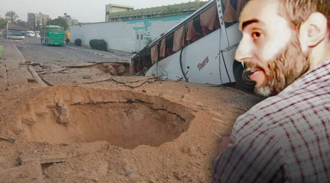 المكان الذي قصفه الجيش الاسرائيلي، في المستشفى الأوروبي خان يونس جنوب غزة (أرشيفية)