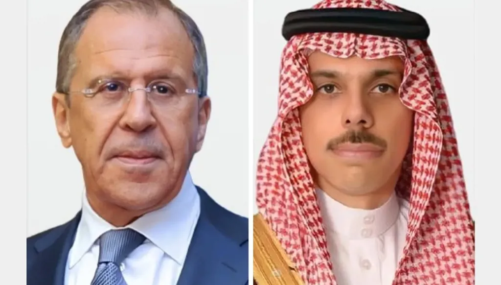 الخارجية الروسية: لافروف يجري اتصالاً هاتفياً مع نظيره السعودي