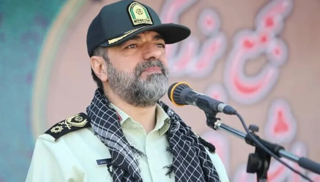 قائد الشرطة الإيرانية يأمر بإطلاق النار على اللصوص خلال الحرب