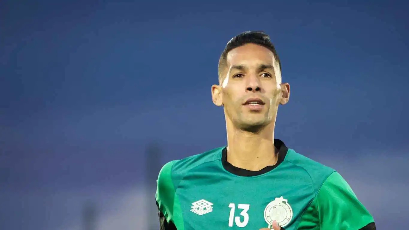 لاعب الرجاء بدر بانون.
