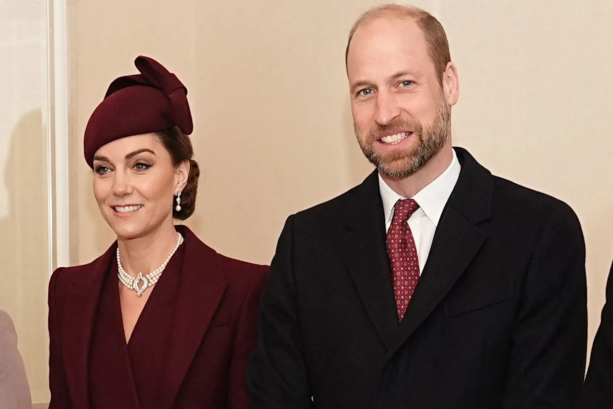 الأمير ويليام وكيت ميدلتون (أ ف ب).