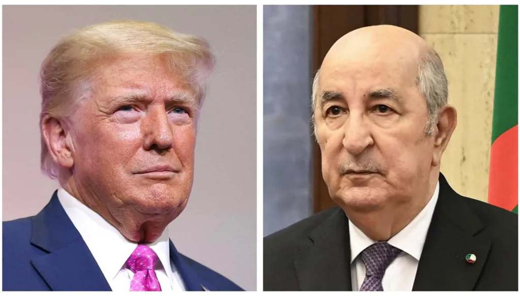 ترامب لتبّون: نطمح في مواصلة علاقة الازدهار بين واشنطن والجزائر