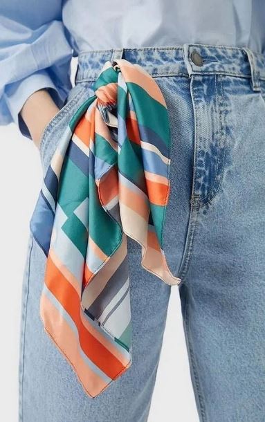 الوشاح الحزام في صيف 2026 (Pinterest)