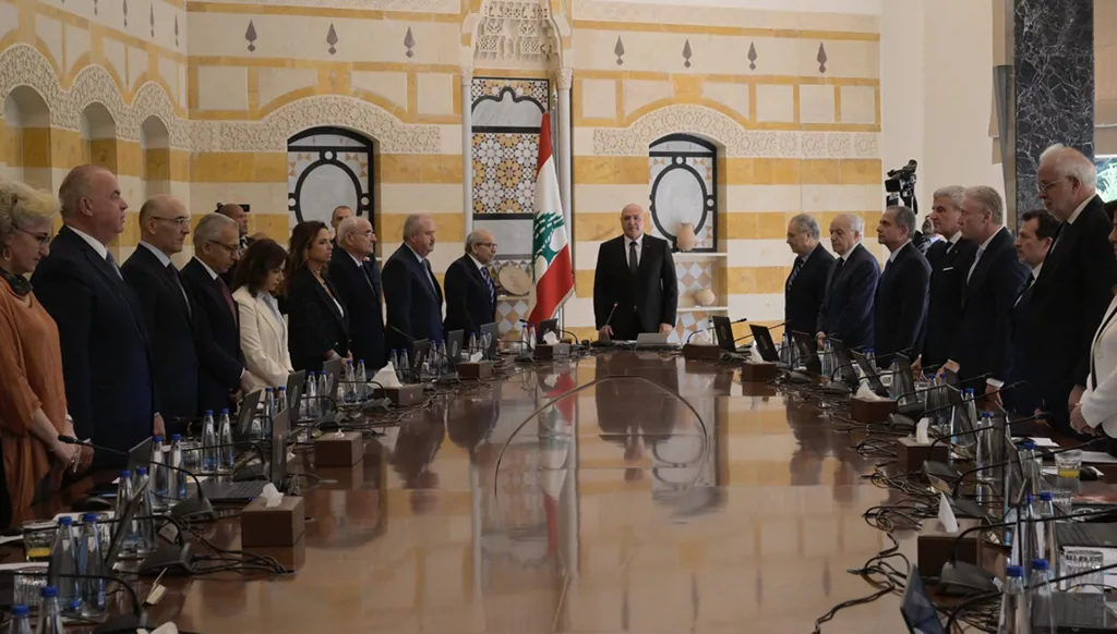 جلسة لمجلس الوزراء في بعبدا (نبيل إسماعيل).