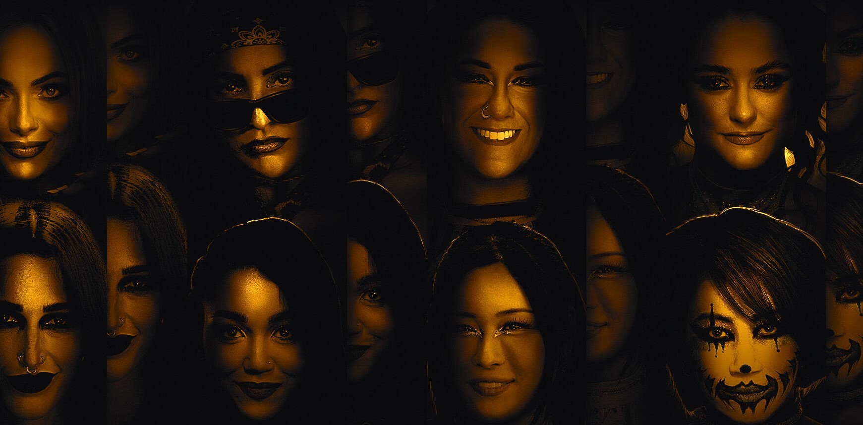 أبرز نجمات المصارعة. 