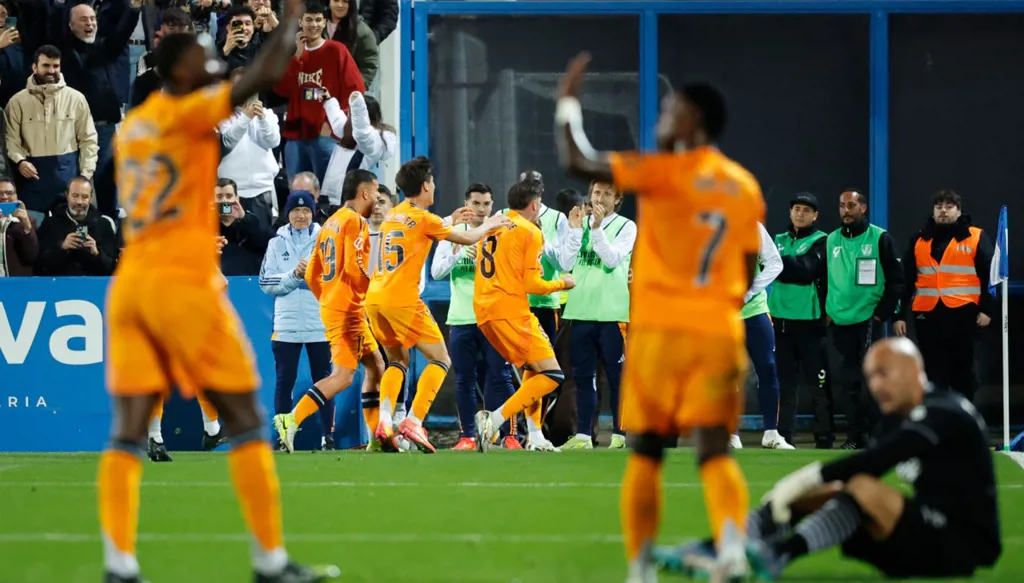 ريال مدريد يقترب من برشلونة بالفوز على ليغاينس في الدوري الإسباني