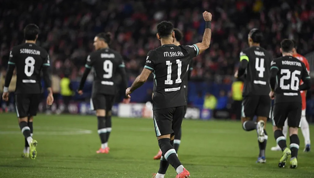 محمد صلاح يفتتح التسجيل لليفربول في مرمى جيرونا (فيديو)