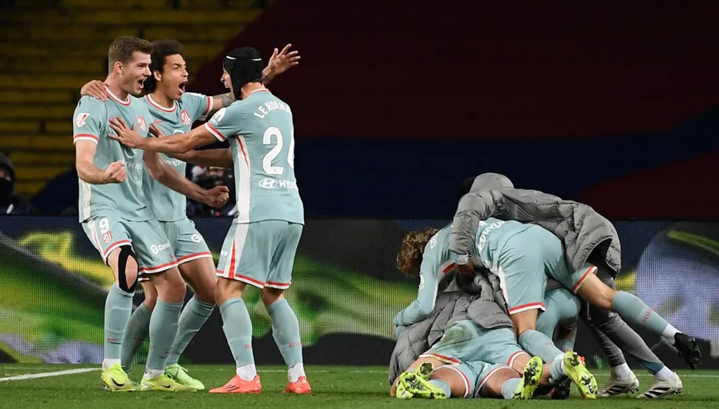 أتلتيكو مدريد ملك الدقيقة 90 في أوروبا