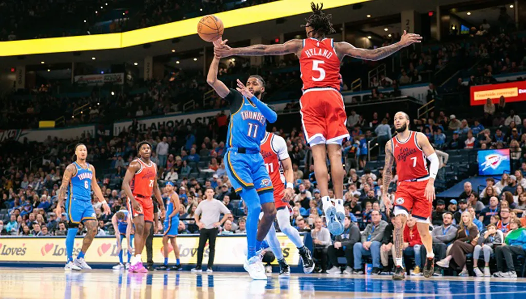 أوكلاهوما سيتي ثاندر يمدد سلسلة انتصاراته المتتالية