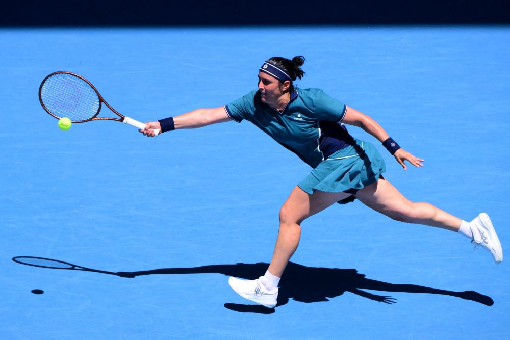 التونسية أنس جابر. (أ ف ب)