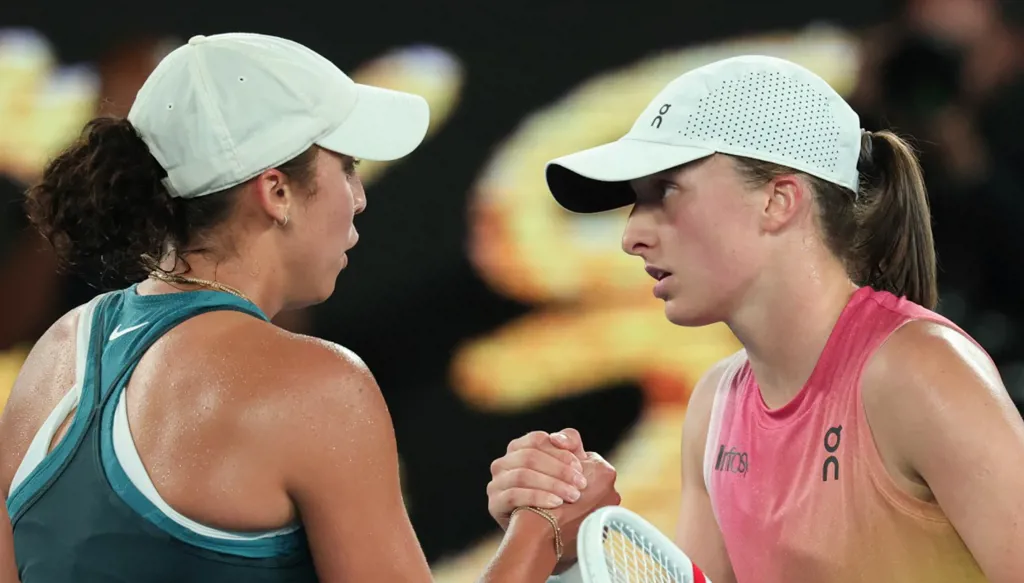 شفيونتيك تعترف بتفوق كيز