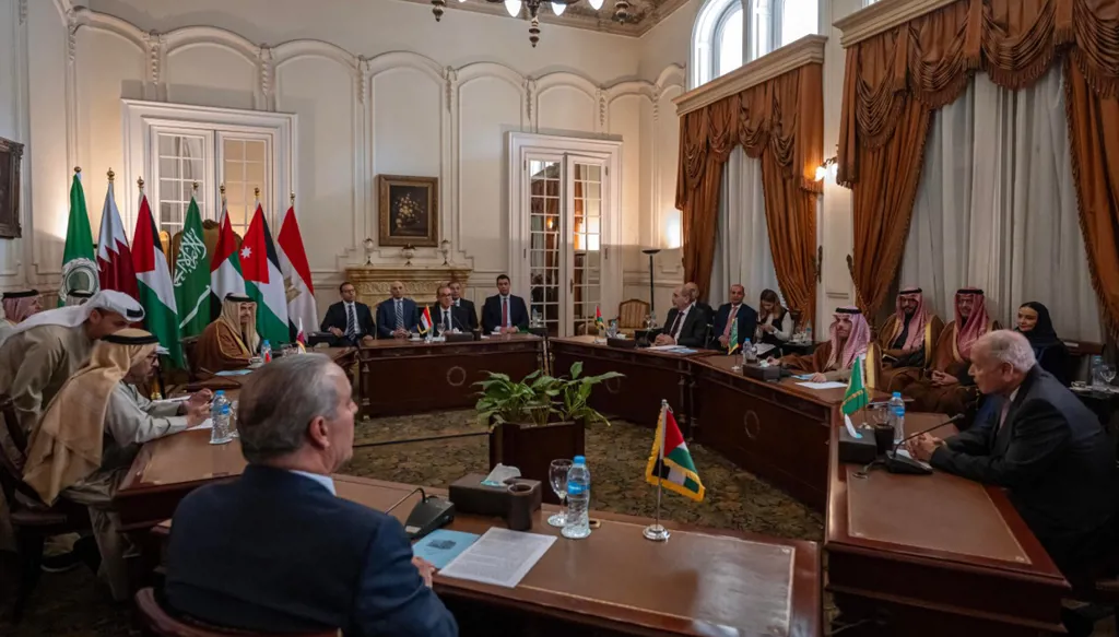 الاجتماع السداسي العربي في القاهرة: نرفض تهجير الفلسطينيين وندعم تنفيذ اتفاق غزة بكل مراحله