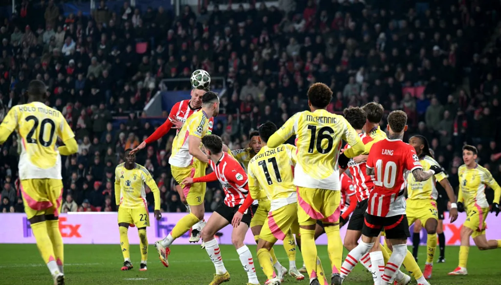 جوفنتوس يودع دوري الأبطال بالسقوط أمام أيندهوفن