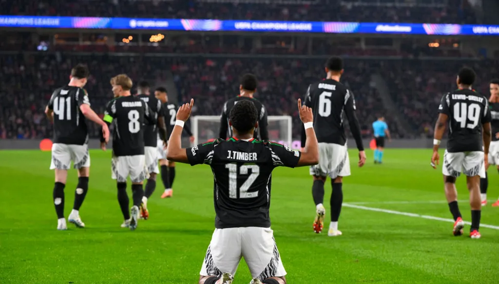 بالصور: أرسنال يستعرض في دوري أبطال أوروبا من دون نجومه