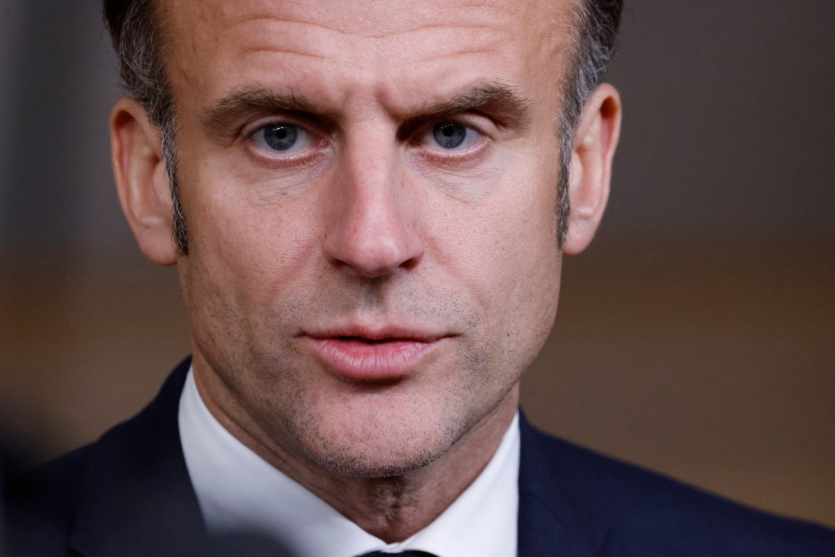 ماكرون (أ ف ب).