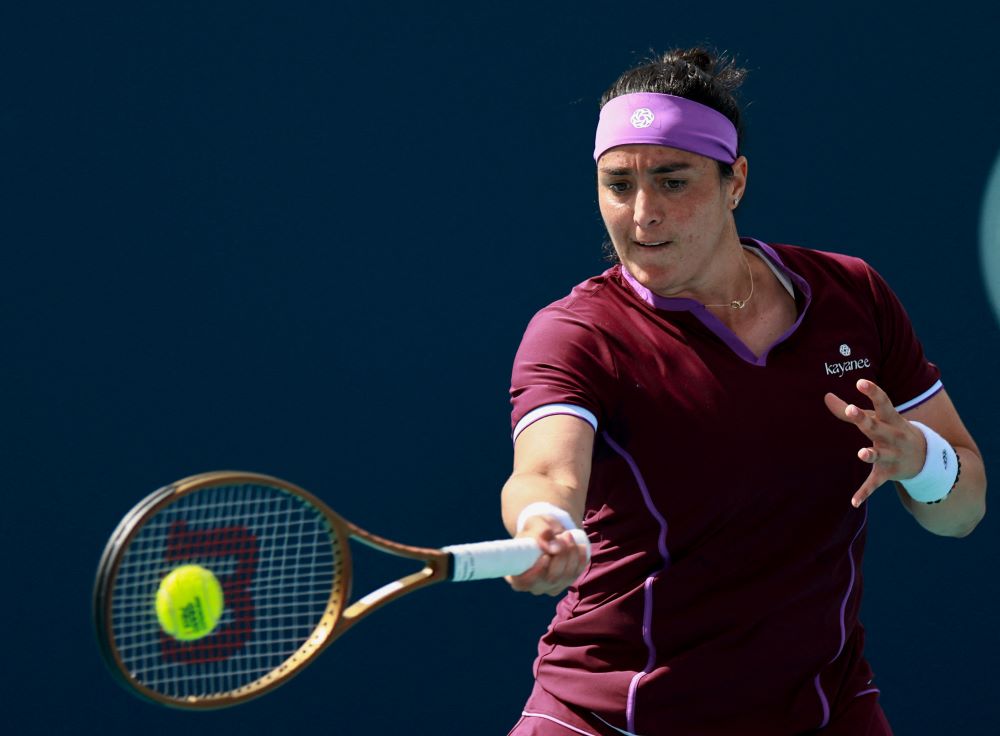 التونسية أنس جابر. (أ ف ب)