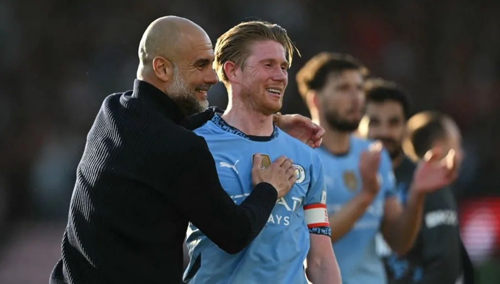 غوارديولا يكشف صاحب قرار رحيل دي بروين