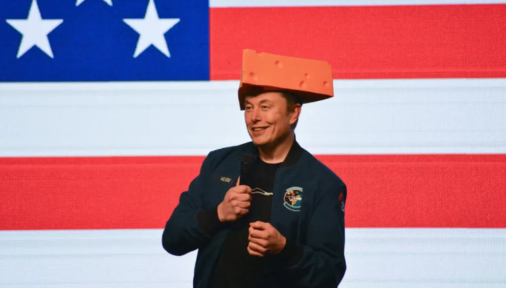 إيلون ماسك ودونالد ترامب... وثالثهما سيارة "تسلا"