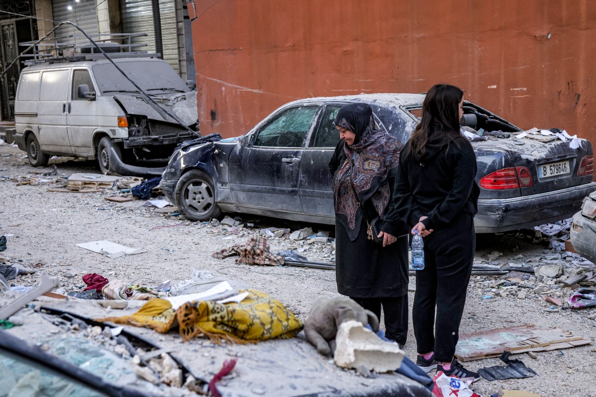 من الضاحية الجنوبية لبيروت (ا ف ب)