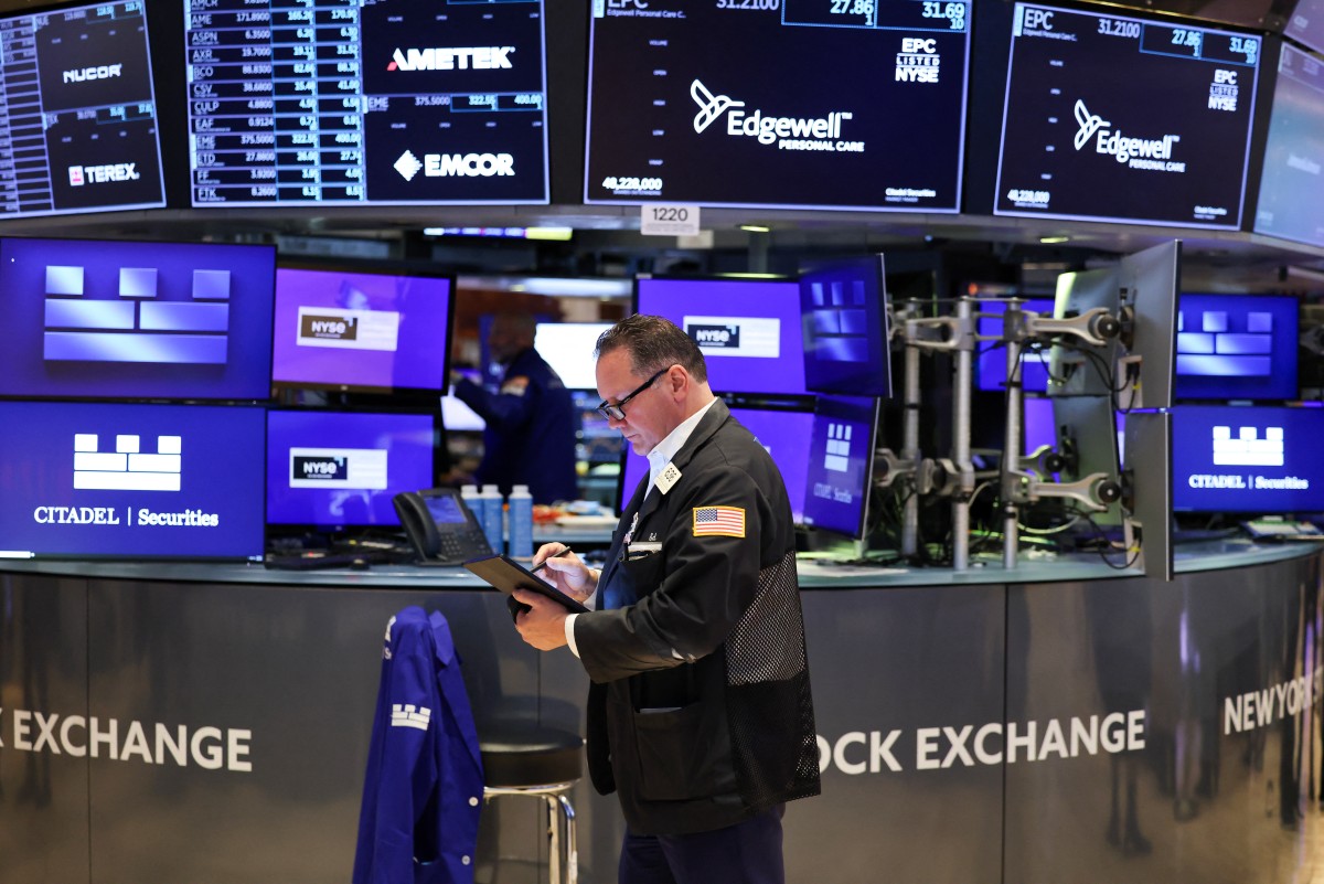  بورصة نيويورك للأوراق المالية (أ ف ب).