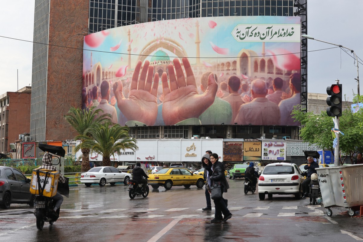 من شوارع طهران (أ ف ب).