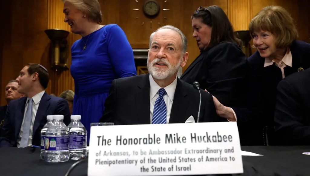 مجلس الشيوخ يصادق على تعيين مايك هاكابي المؤيد للاستيطان سفيراً للولايات المتحدة لدى إسرائيل